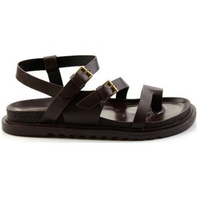 Resim Kahve Kadın Sandalet K05606036709 Kahve 