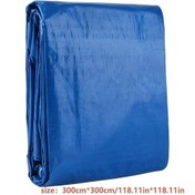 Resim Gaojunshop01 Büyük Mavi Dayanıklı Branda Örtü - Tekne Karavan Kamp 