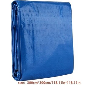 Resim Gaojunshop01 Büyük Mavi Dayanıklı Branda Örtü - Tekne Karavan Kamp 