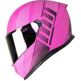 Resim Mts M-910 Lady Kapalı Motosiklet Kaskı Fuchsia 