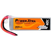 Resim Power-Xtra PX2600XCH3S - 3S1P - 11.1V 2600 mAh Li-Polymer Pil - 40C 