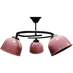 Resim Riolight Modern Üçlü Pembe Başlık Genç,Çocuk,Yatak Odası Metal Sa 