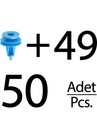 Resim Toyota Ve Suzuki İçin Döşeme Klipsi- 50 Adet 