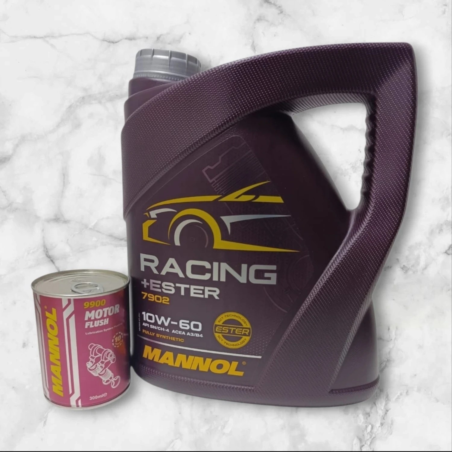 Mannol Racıng 10W-60 4 Lt + Motor Iç Temizleyici 300 ml 2025 Üretim ...