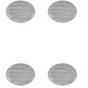 Resim Porland Hope 31 CM 4'lü Kayık Tabak Seti 04LFH000469 