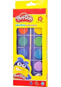 Resim Mey İthalat Play-doh Sulu Boya 28 Mm Büyük Boy 12 Renk Sarı 