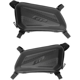Resim GP KOMPOZİT YNC001 Universal EVA Karbon Görünümlü Motosiklet Yan Çanta Seti 