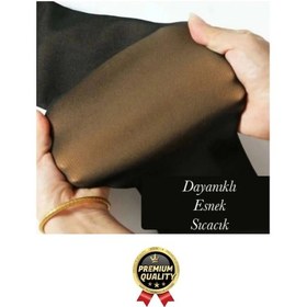 Resim Şık Tasarım Rahat Sıcak Tutan Toparlayıcı Korse Destekli Ten Görünümlü İçi Peluş Termal Tayt Çorap Siyah 