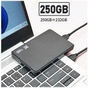 Resim Honeybeeshop 250gb Usb 3.0 Taşınabilir Harici Disk Hızlı Veri Transferi Dayanıklı 2.5 Inç Plug Play 
