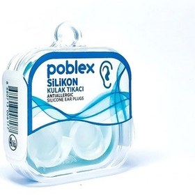 Resim Poblex Silikon Kulak Tıkacı 2li 