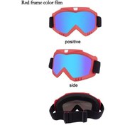 Resim Pazly Lemestar Uv Motosiklet Gözlüğü - Anti Buğulama, Rüzgar Geçirmez, Uyumlu Spor Gözlükleri 