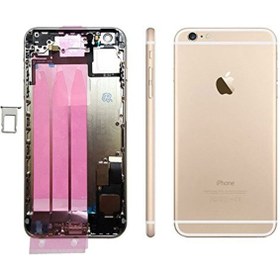 Resim Genos Iphone 6 Plus Uyumlu Dolu Kasa Rose Gold (bakır Renk) Şarj Soketi+on Off Flex+ses Flex Üstünde 