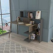 Resim Lagomood Uzay Çalışma Masası Antrasit Ceviz 