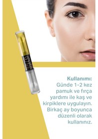 Resim İd-t Uzatıcı Besleyici Güçlendirici E Vitamini & Hyalüronik Asit Kaş Kirpik Serumu ve Yağı 