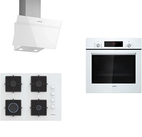 Resim 169 Beyaz 3'lü Ankastre Set (HB012FBW1T - EO7C2PO12O - LC63KPJ20T) 67 CM Ocak 