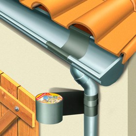 Resim Sikasil Multiseal T 150mmx10m Bitüm Esaslı Yalıtım Bandı Gri Rulo 