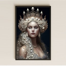 Resim İnci Kraliçesi Temalı Pleksi Tablo 