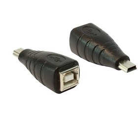 Resim Mini 5P M - Usb 2.0 B F - Nickel/Black 