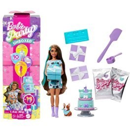 Resim Barbi̇e Party Unboxed Köpeğimin Doğum Günü Serisi̇ JFG72 