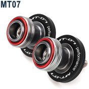 Resim Hightower Yamaha Mt07 Mt09 Mt03 Motorcycle Alüminyum M6 Swingarm Spools Slider Aksesuar 