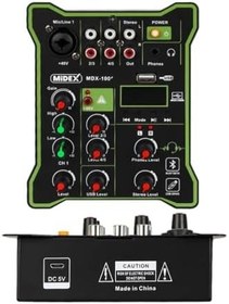 Resim Midex CXN-30 Functional Paket-3 Stüdyo Mikrofon Ses Kartlı Mikser Kulaklık Stand 