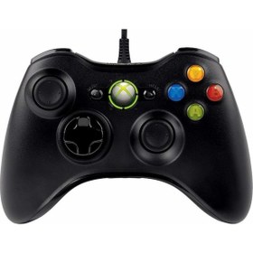 Resim Microsoft Xbox 360 Pc Uyumlu Wired Kablolu Oyun Kolu Controller 