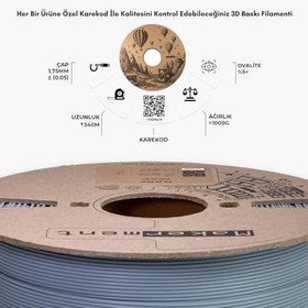 Resim PLA PRO, 1.75mm 1kg 3D Yazıcı PLA Filament (Gümüş Gri) 