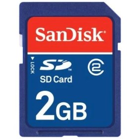 Resim Sandisk 2 GB Secure Digital Hafıza Kartı SDSDB-2048-P36/B35 