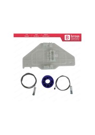 Resim Citroen C5 MK2 3 2007-2018 4/5 Kapı İçin Arka Sağ Cam Kriko Seti 