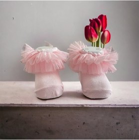 Resim BATU GİYİM Fırfırlı Tütü Detay Bebek Çorap 