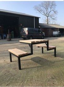 Resim Bahçe Bankı Ahşap Tasarım Bank Modelleri Park Bankı Sarı 