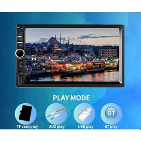 Resim Exvol X70 7 İnc Usb Bluetooth MP3 MP4 Double Teyip + Park Kamerası 