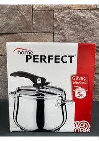 Resim Home Perfect Çelik 5 Lt Klasik Düdüklü Tencere Güveç 