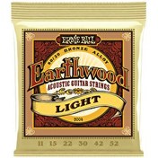 Resim Ernie Ball P02004 Earthwood Light 80/20 Bronze 0.11 - 0.52 Akustik Gitar Teli 