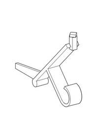 Resim Grohe Gömme Rezervuar Kapak Basması için İtme Kolu - 43519000 