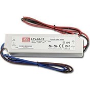 Resim Meanwell Lpv-60-12 12vdc 5.0amp Ip67 Güç Kaynağı 