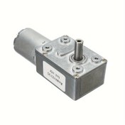 Resim JGY370 DC 12V Solucan Dişli Motor Redüktörü 2-375RPM Yüksek Tork Elektrik Motoru Metal Dişli Ters Kendinden Kilitli Otomasyon Ekipmanları için 