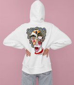 Resim Queen Oversize Unisex Kapüşonlu Sweatshirt 
