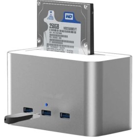 Resim Codegen 2.5 / 3.5 Sata HDD SSD - USB 3.0 3 Port USB Hub Harddisk Dock Stand CDG-DOC-303 