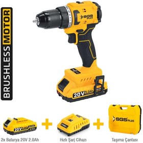 Resim Sgs SGS5529 Akülü Vidalama Seti 20w 2x2.0Ah 60nm 