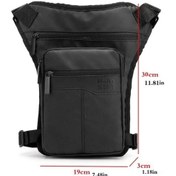 Resim Novahub Çok Amaçlı Su Geçirmez Bel-bacak-omuz Çantası - Ayarlanabilir, Hafif, Şık Siyah, Multifonksiyonel Günlük Kullanım İçin Siyah 