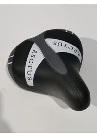 Resim Bisiklet Selesi Geniş Tip Bisiklet Oturak Geniş Model Sele Siyah - Beyaz 