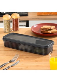 Resim Porsima 4369 Freshlock Vakumlu Kahvaltılık Çok Amaçlı Saklama Kabı Kahvaltı Seti Füme 