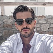 Resim Vintage Esinli Erkek Moda Gözlükleri - Yarı Çerçeveli Metal Çerçeve, PC Lensler, Zarif Oval Tasarım, Günlük, Fotoğrafçılık ve Parti Giyim için İdeal, Günlük Moda Gözlükleri | Vintage Esinli Stil | Dekoratif Gözlükler 