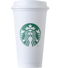Resim Starbucks Beyaz Yeniden Kullanılabilir Bardak 473ml 