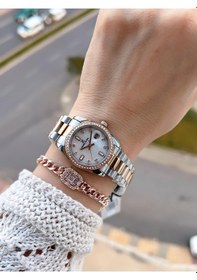 Resim Daniel Klein Çelik Kordonlu 2 Yıl Garantili 3 Atm Suya Dayanıklı Kadın Kol Saati+bileklik Bd.10108.6 Gri - Rose Gold 