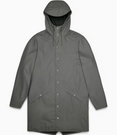 Resim Long Jacket Yağmurluk - Grey / S 