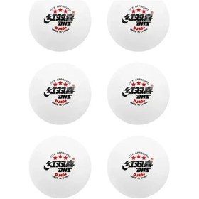 Resim Springsun Dhs Dj40+ Wtt Ittf Onaylı Profesyonel Masa Tenisi Topu - 6'lı Paket 