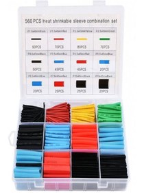 Resim Özasya AVM 560 Parça Set Isıyla Daralan Makaron Kablo Koruyucu Kılıf 