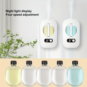 Resim Akıllı Aromaterapi Makinesi USB Şarj | 4 Hızlı Zamanlayıcı Otomatik Koku Difüzörü | Yatak Odası / Oturma Odası / Banyo / Evcil Hayvan Odası için Uzun Süreli Koku | Esansiyel Yağlar / Parfümler için Çift Kullanım | Ortam Gece Işığı + Nemlendirici | Sessiz Ev Koku Spreyi | Yeni Model 2024 